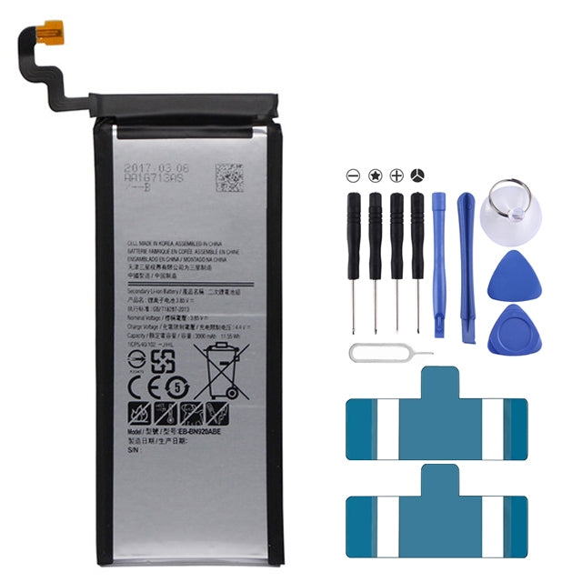 Batteria ai polimeri di litio da 3000 mAh EB-BN920ABE per Samsung Galaxy Note 5 / N9200 / N920t / N920c, For Galaxy Note 5 Batteria ai polimeri di litio da 3000 mAh EB-BN920ABE per Samsung Galaxy Note 5 / N9200 / N920t / N920c, For Galaxy Note 5